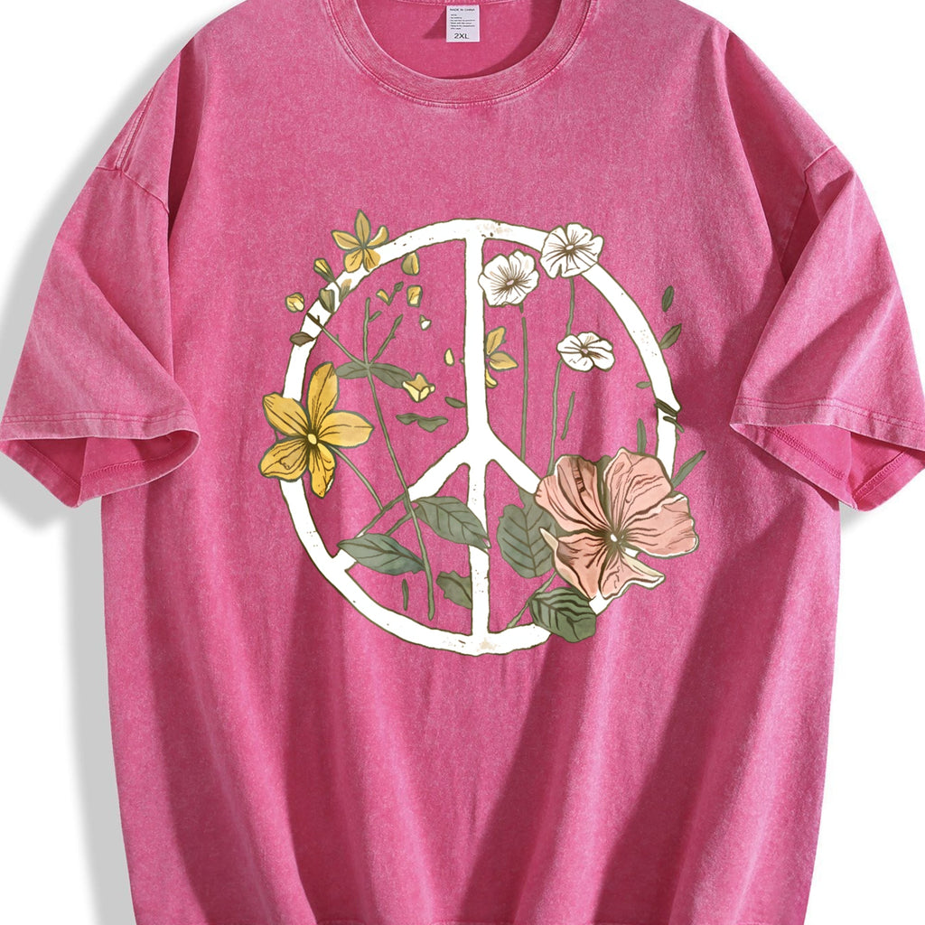 Bohemian - Floral Vintage Washed T-Shirt product image 7