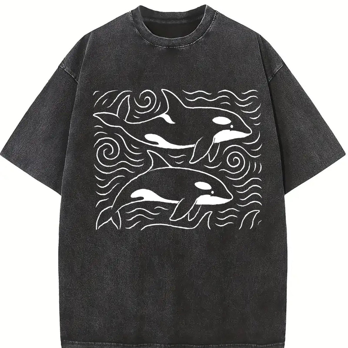 Orcas Ocean 90s Vintage Washed T-Shirt product image 2