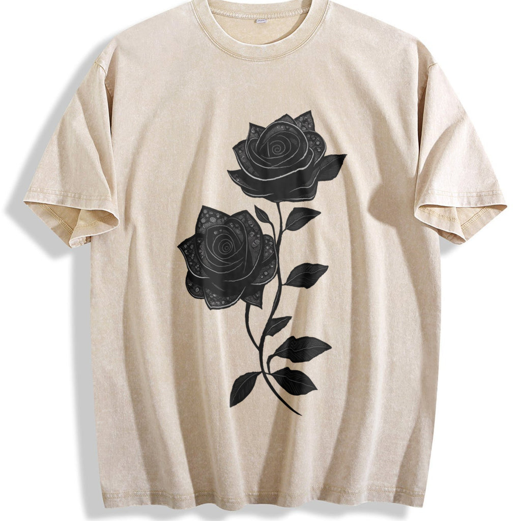 Dark Rose T Vintage Washed T-Shirt product image 1