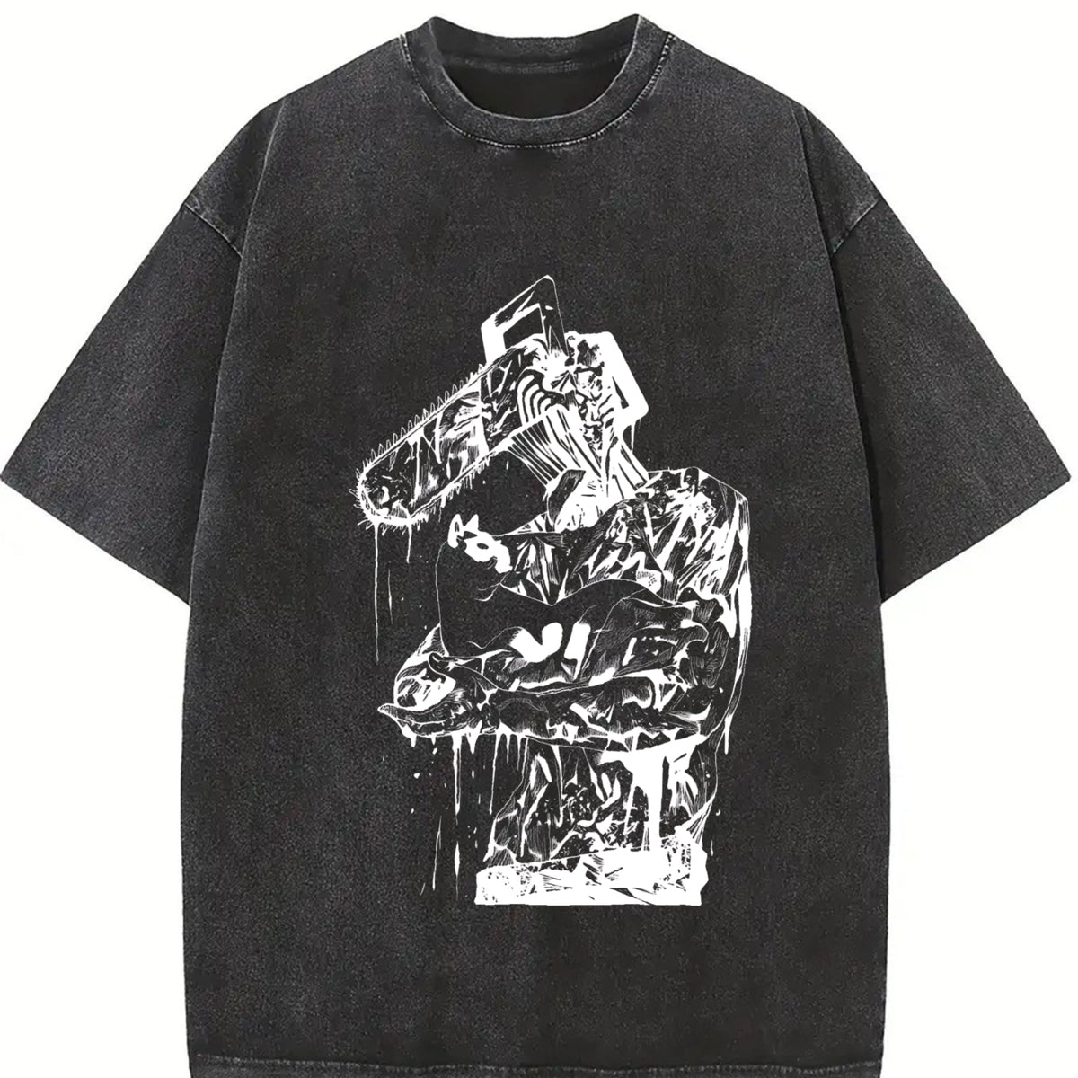 Chainsaw Man Denji Vintage Washed T-Shirt product image 2