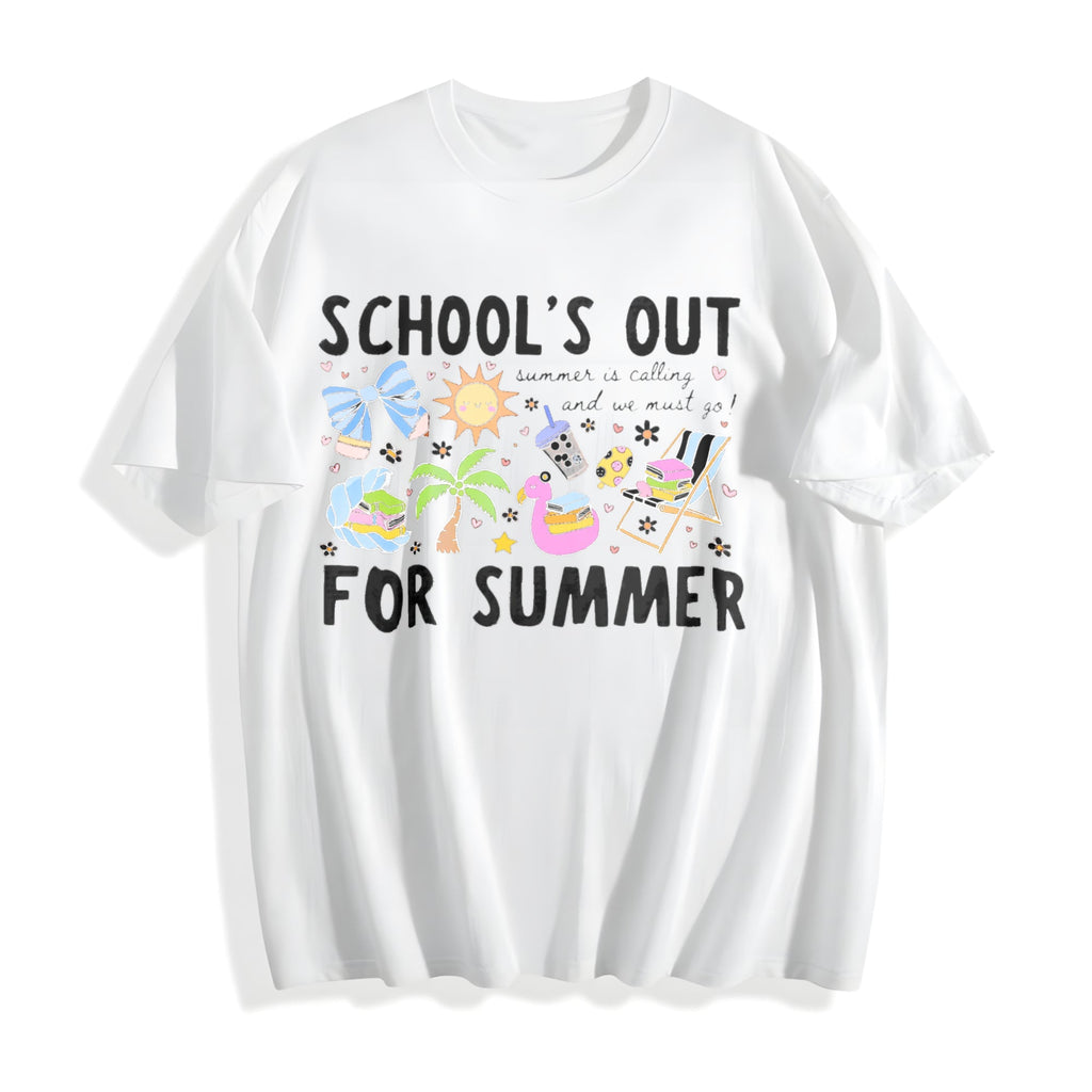 School's Out for Summer Cotton T-Shirt product image 2