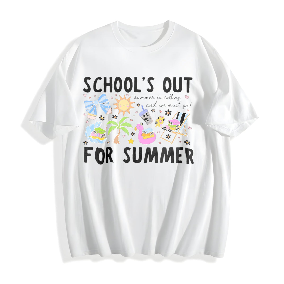 School's Out for Summer Cotton T-Shirt product image 2
