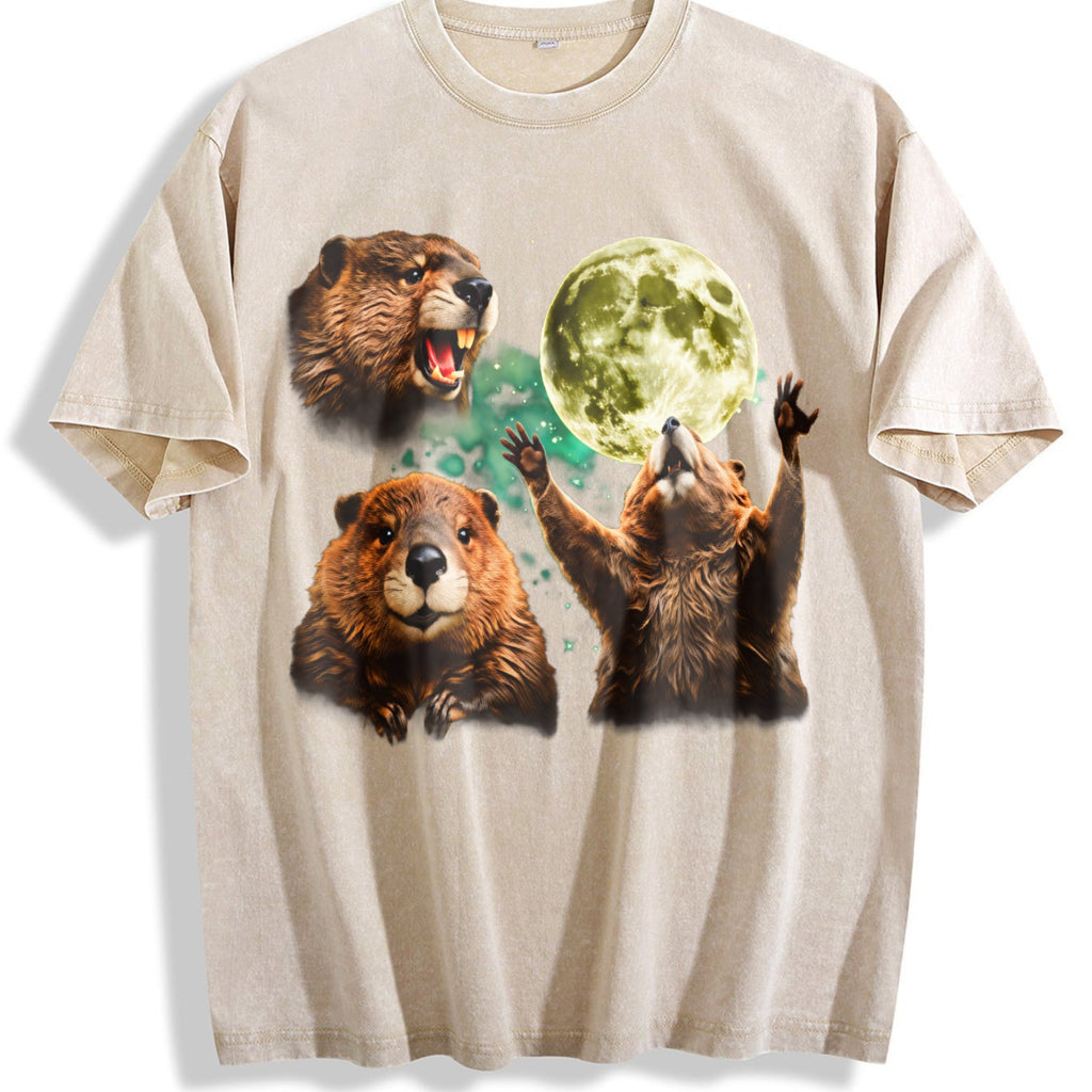 Beaver Moon Vintage Washed T-Shirt product image 1