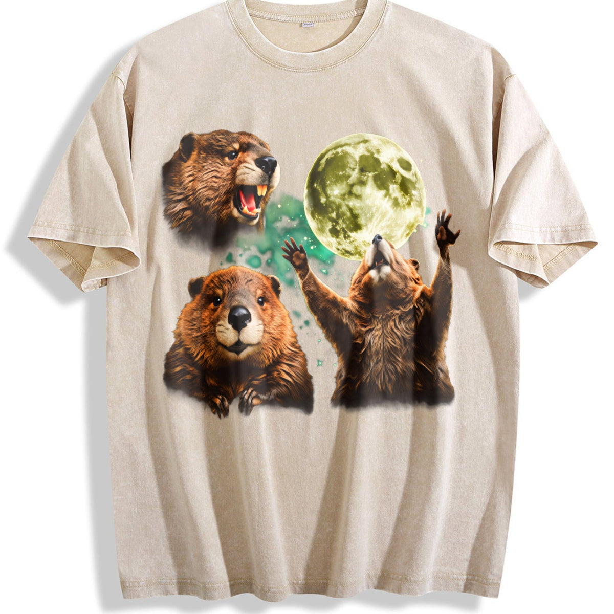 Beaver Moon Vintage Washed T-Shirt product image 1
