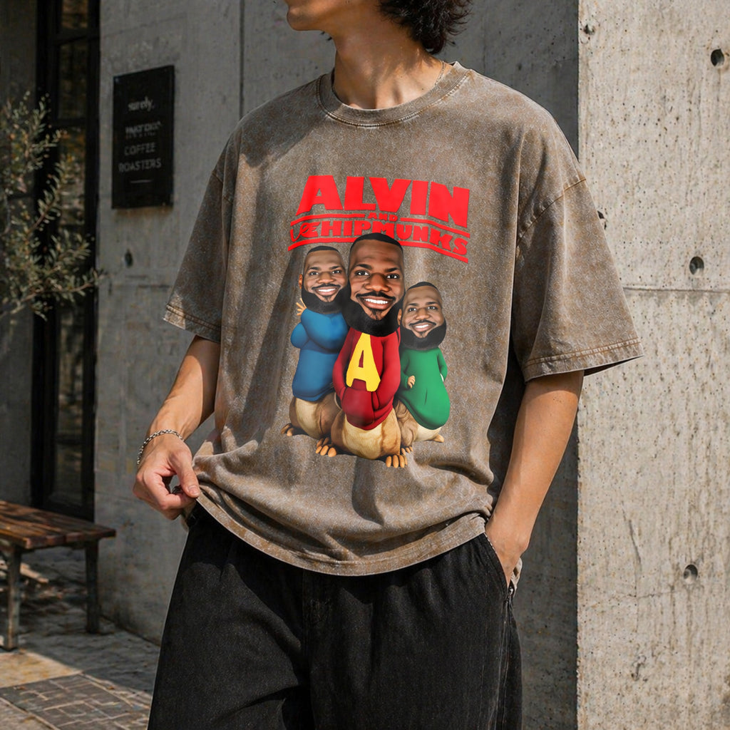 Lebron James Alvin And Chipmunks Bk-130 Vintage Washed product image 3