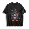 Autumn A Cartoon- Owl From The Early Days Cotton T-Shirt product image 1