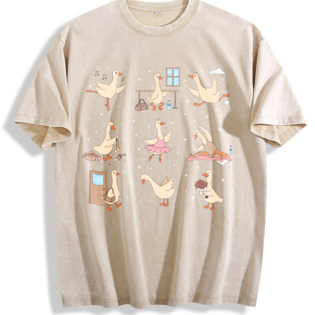 Silly Goose Ballet Vintage Washed T-Shirt product image 1