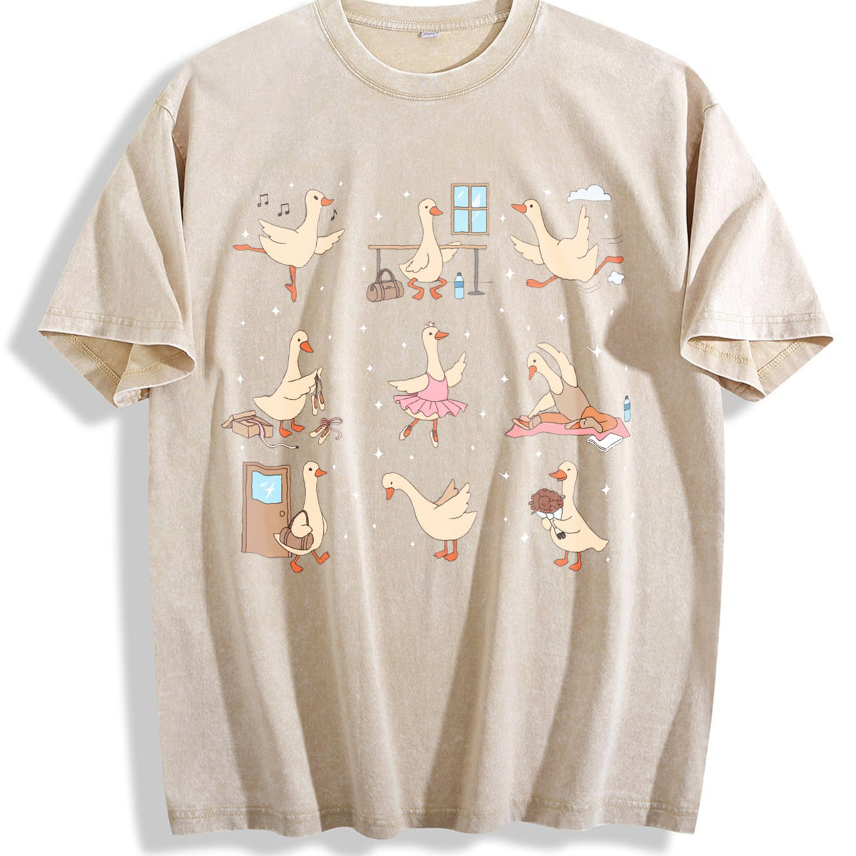 Silly Goose Ballet Vintage Washed T-Shirt product image 1