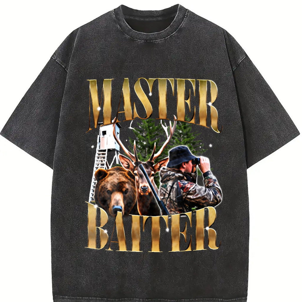 Master Baiter Hunter Vintage Washed T-Shirt product image 2