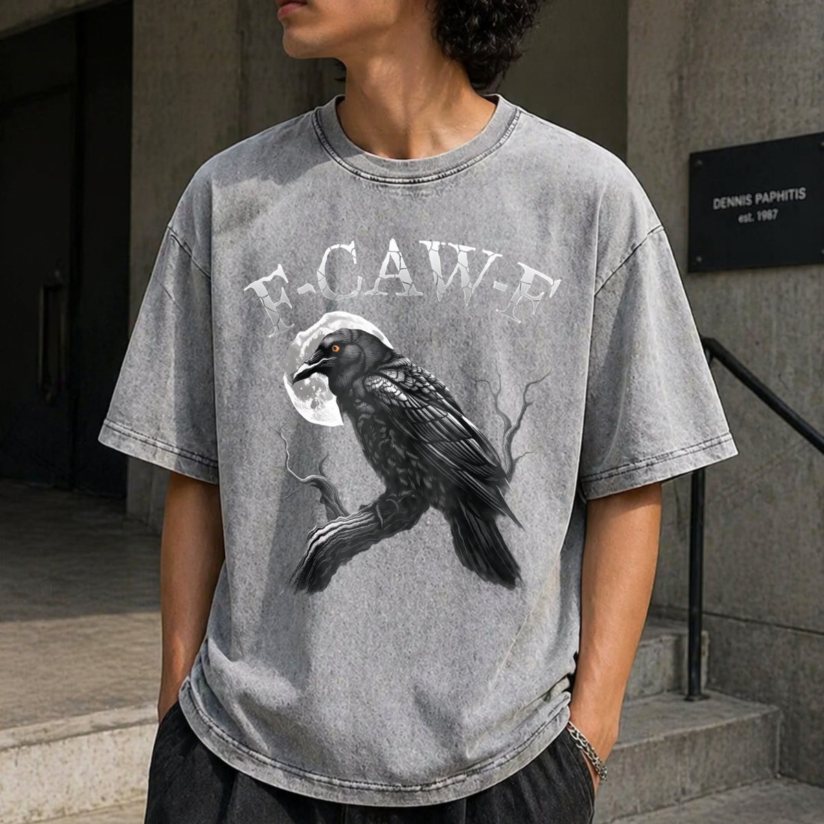 Black Crow Vintage Washed T-Shirt product image 5