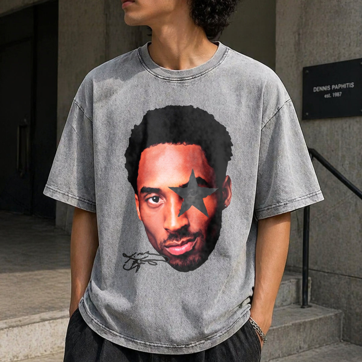 Kb24 Wet Cement Vintage Washed T-Shirt product image 5