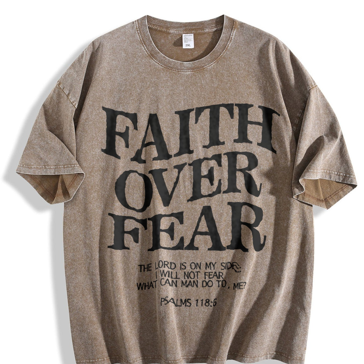 Faith Over Fear Inspirational Bible Verse Psalm 27:1 product image 3