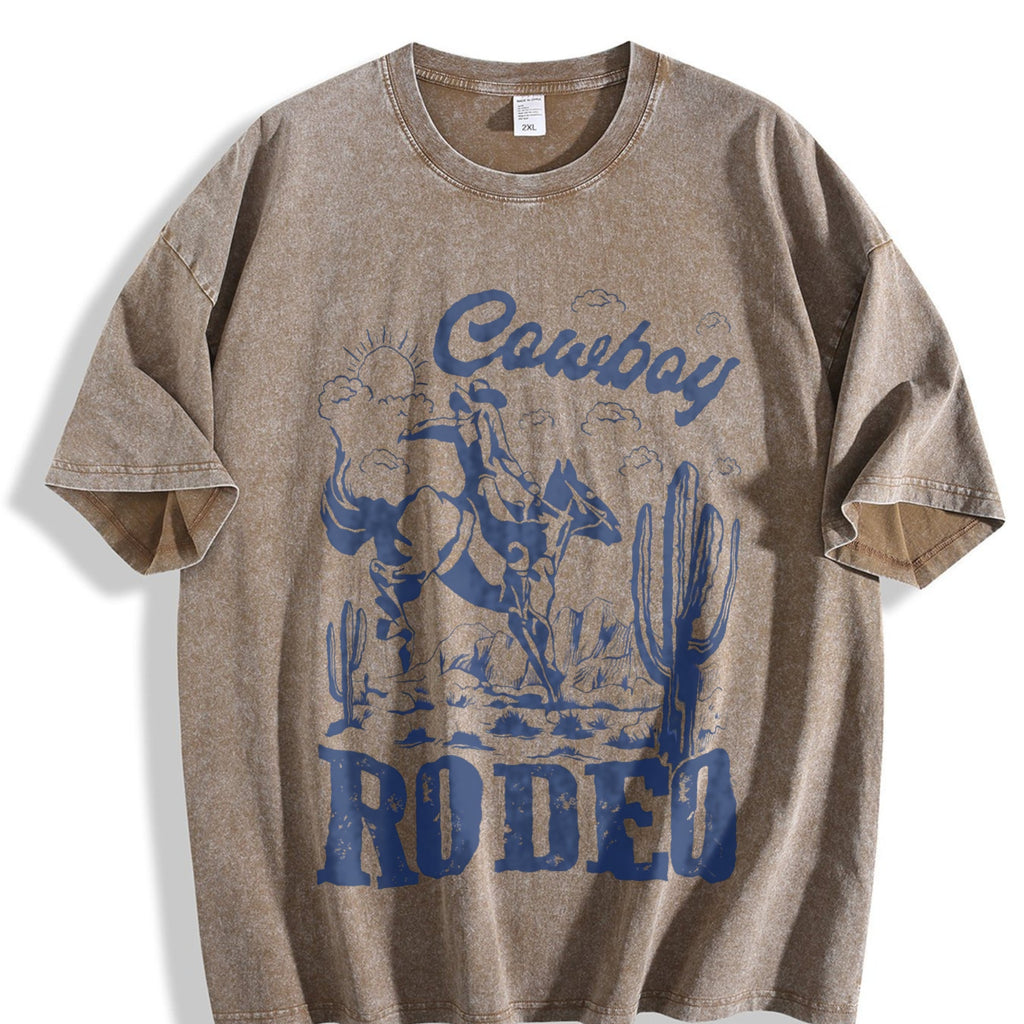 Rodeo 90s Cowboy Vintage Washed T-Shirt product image 3