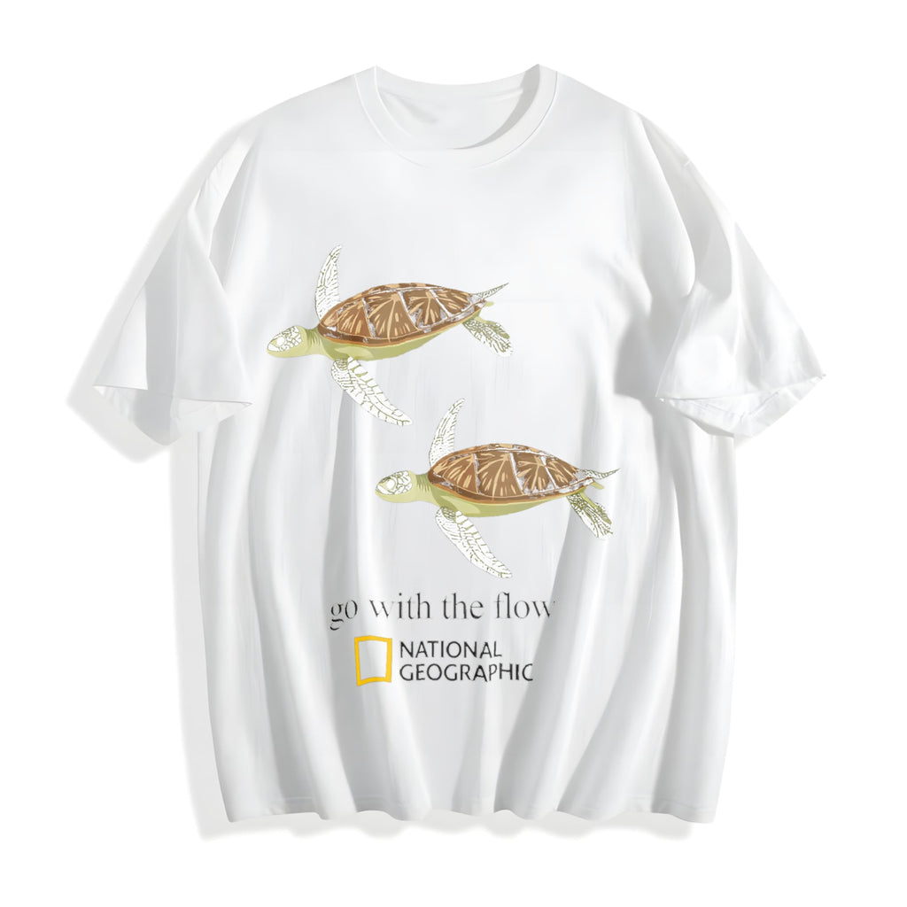 Go With The Flow Sea Turtle Ocean Nature Lover Aesthetic product image 2
