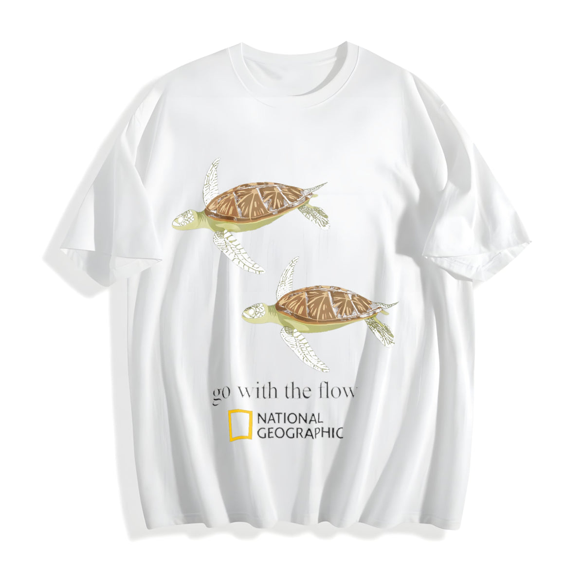 Go With The Flow Sea Turtle Ocean Nature Lover Aesthetic product image 2