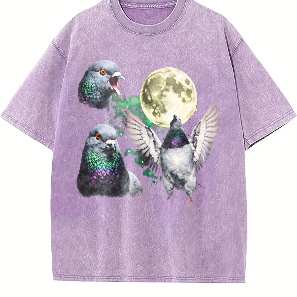 Pigeon Moon Vintage Washed T-Shirt product image 6