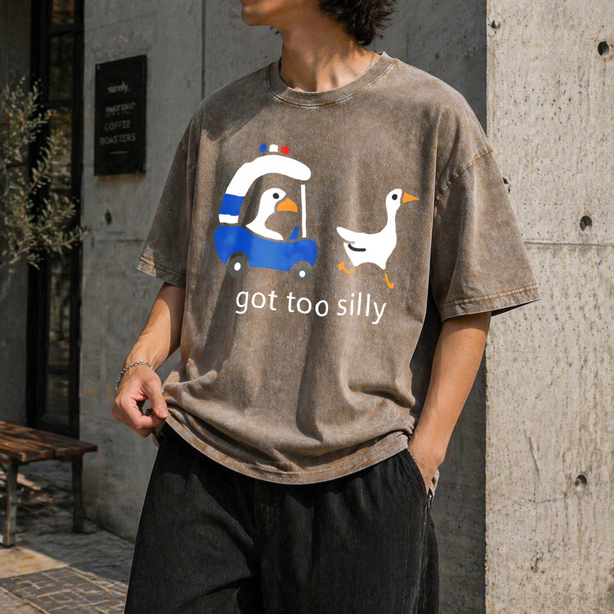 Got Too Silly Goose Funny Cute For Ducks Car Summer Vintage product image 3