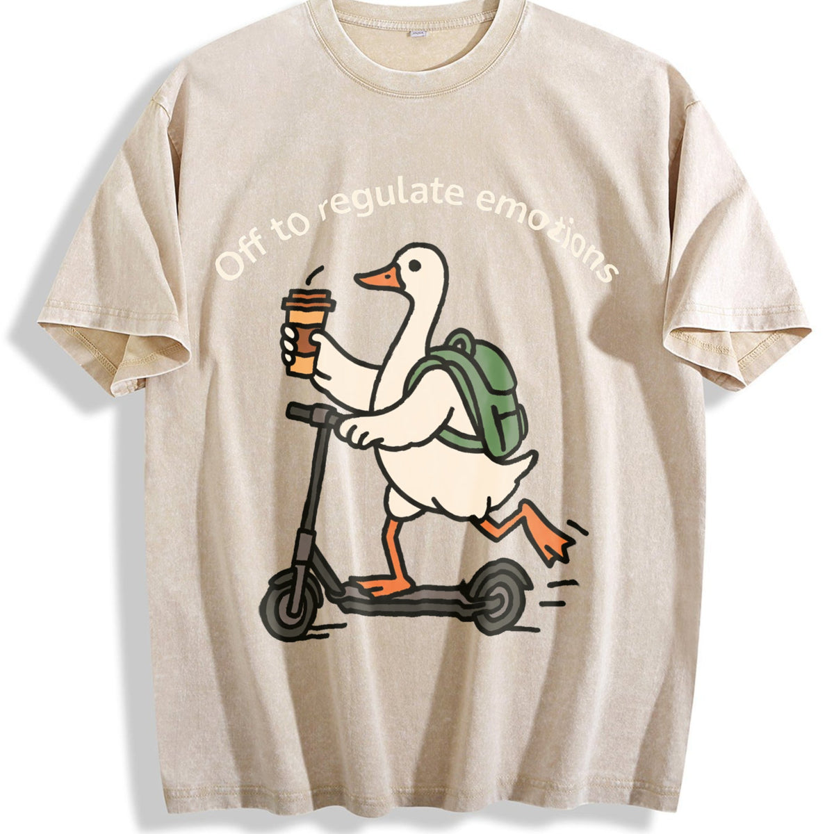 Off To Regulate Emotions Vintage Washed T-Shirt product image 1