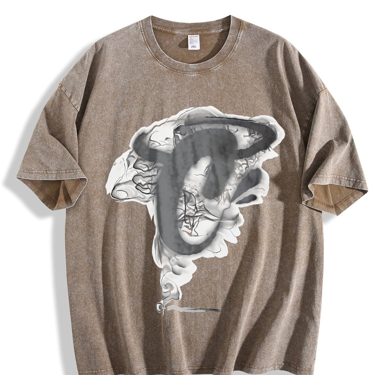 Abstract Vintage Washed T-Shirt product image 3