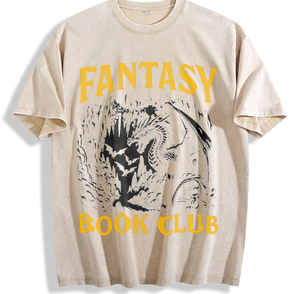 Fantasy Book Club Vintage Washed T-Shirt product image 1