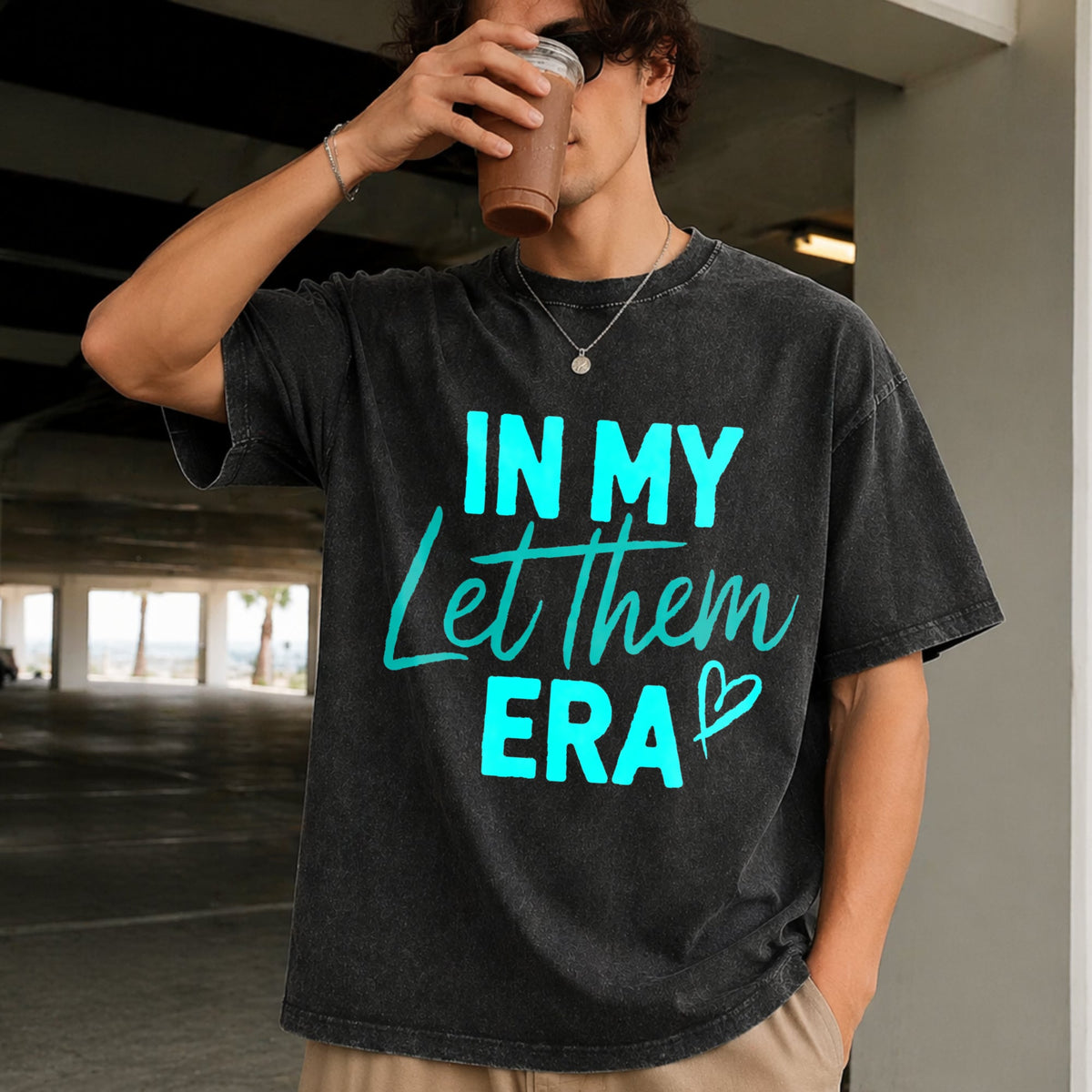 In My Let Them Era Vintage Washed T-Shirt product image 2