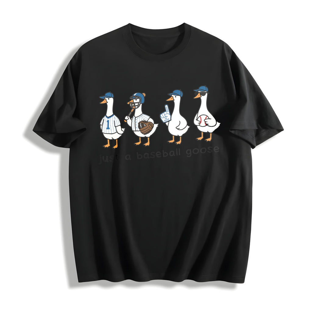 Baseball Goose Game Day Cotton T-Shirt product image 1