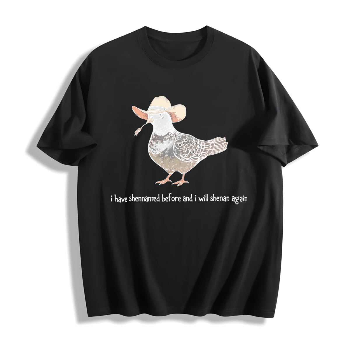 Shenanigans Pigeon Cotton T-Shirt product image 1