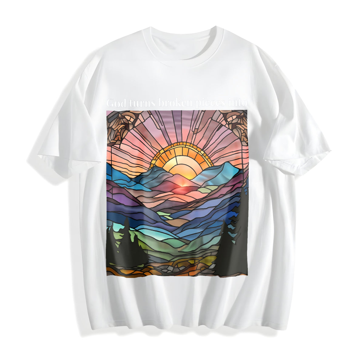 God Turns Broken Pieces Into Masterpieces Inspirational product image 2