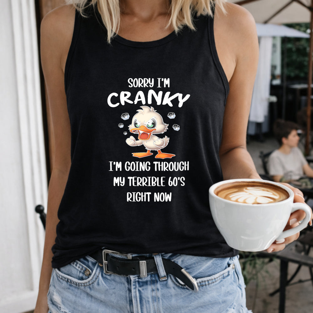 Sorry I'm Cranky Terrible 60s Women's Tank Top