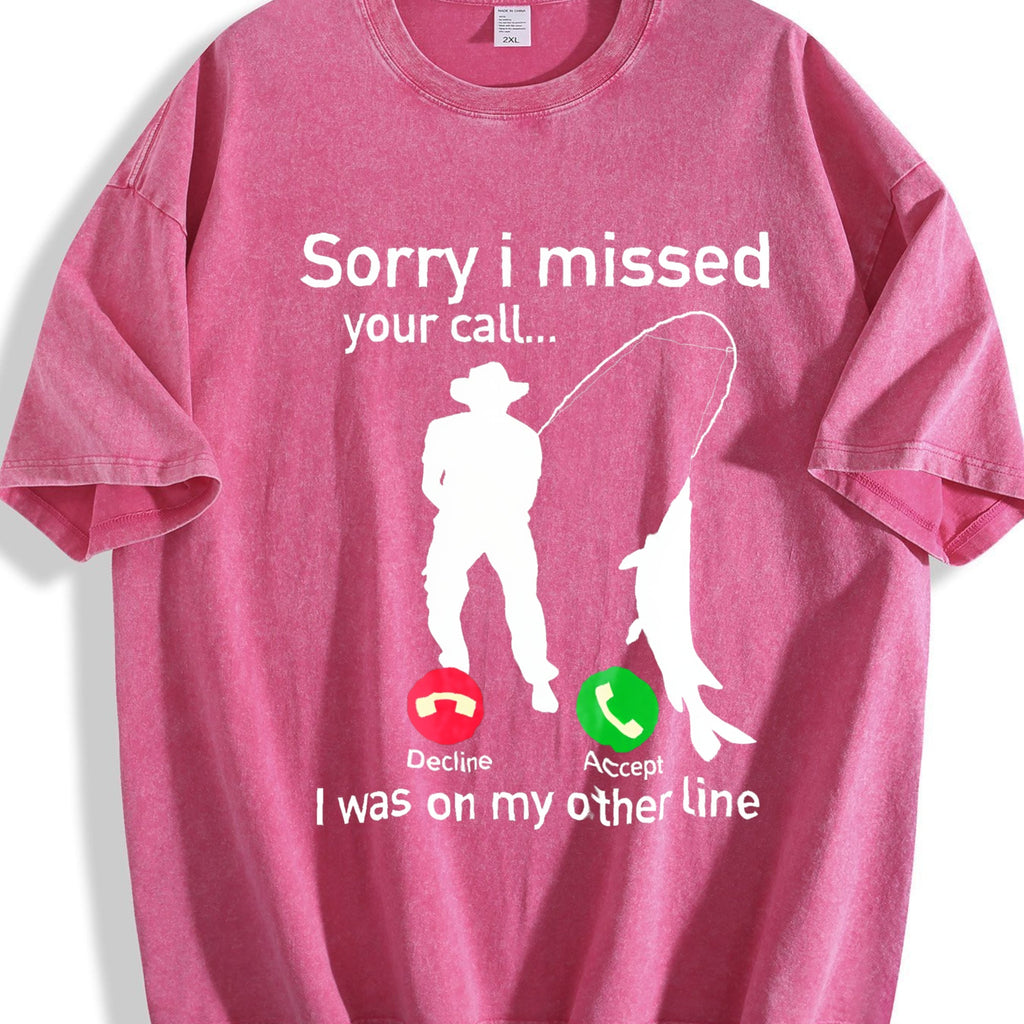Fishing Phone Call With Line - Funny Fish Vintage Washed product image 7