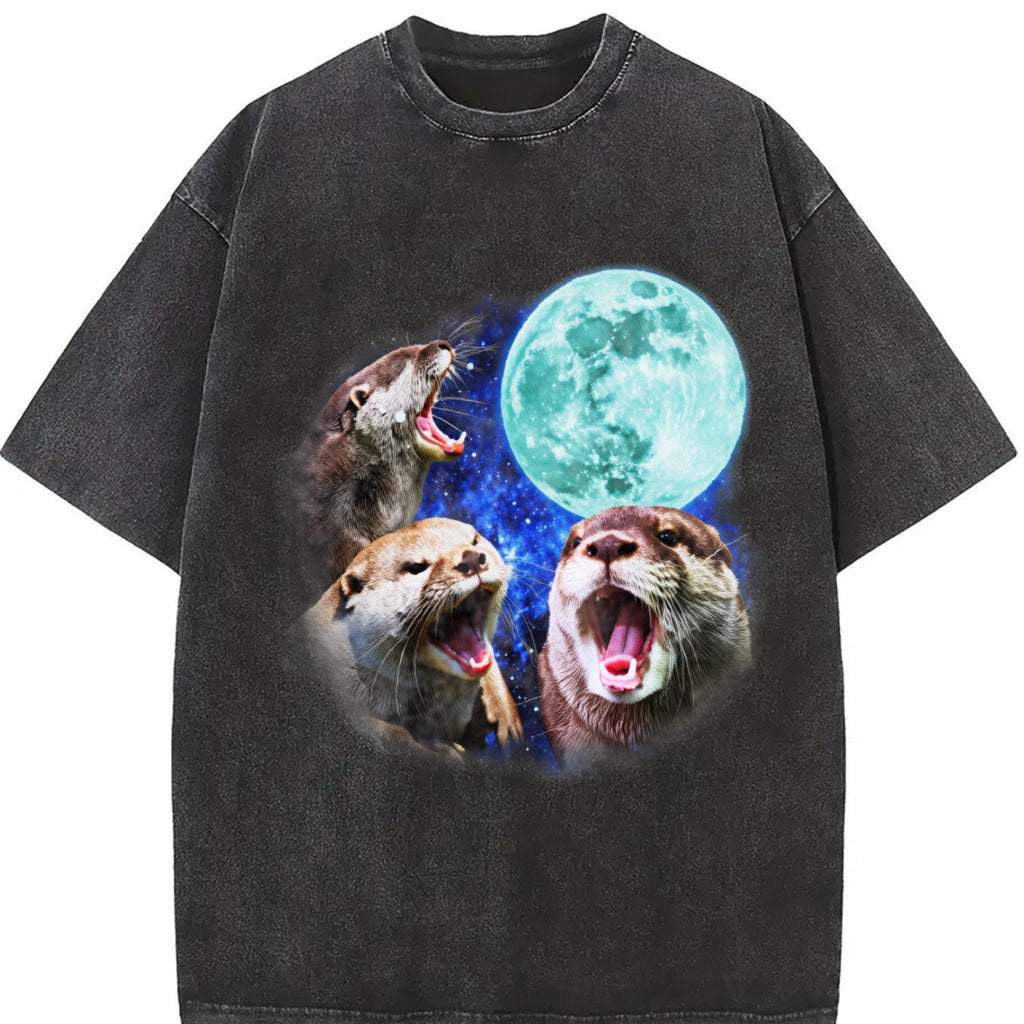 Three Otters Vintage Washed T-Shirt product image 2