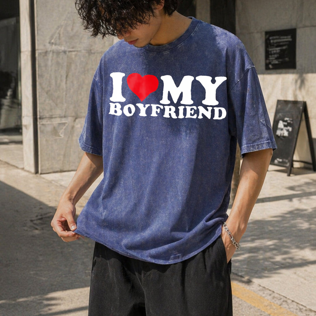 I Love My Heart Vintage Washed T-Shirt product image 8