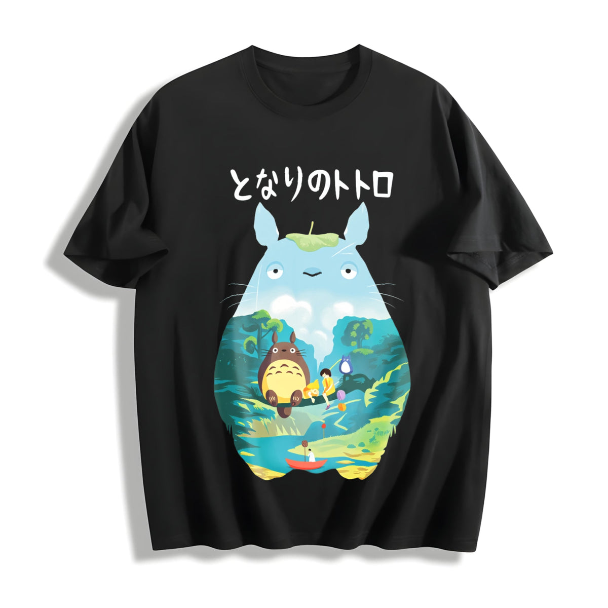 Ghibli Totoro Cotton T-Shirt product image 1