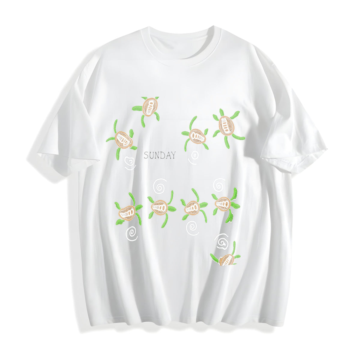 Sea Turtle Summer Cotton T-Shirt product image 2
