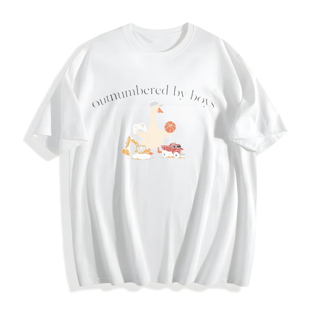 Outnumbered By Boys Cotton T-Shirt product image 2