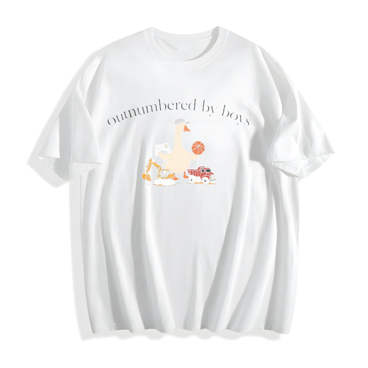 Outnumbered By Boys Cotton T-Shirt product image 2