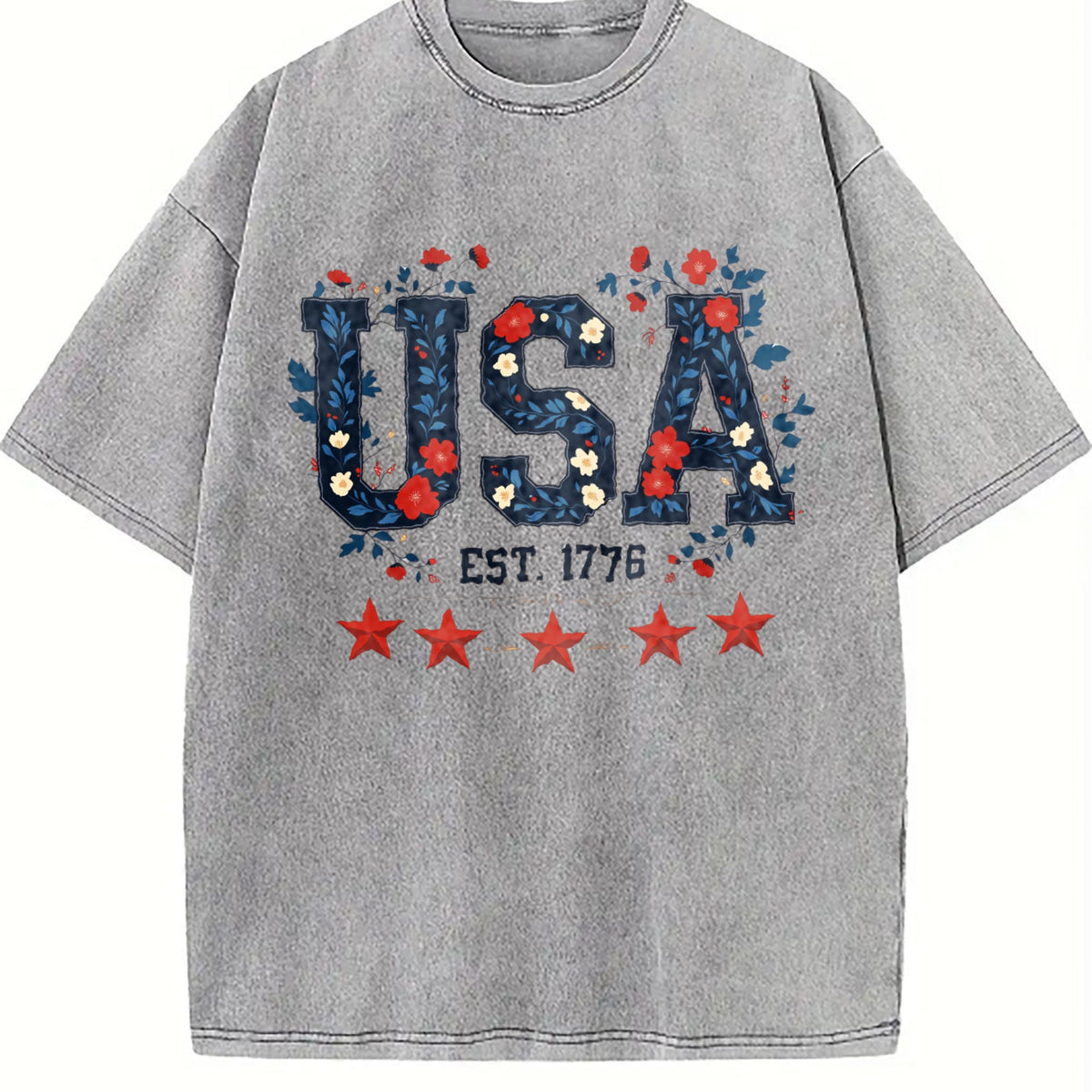 Patriotic USA 1776 - Red With Stars & Stripes Vintage product image 5
