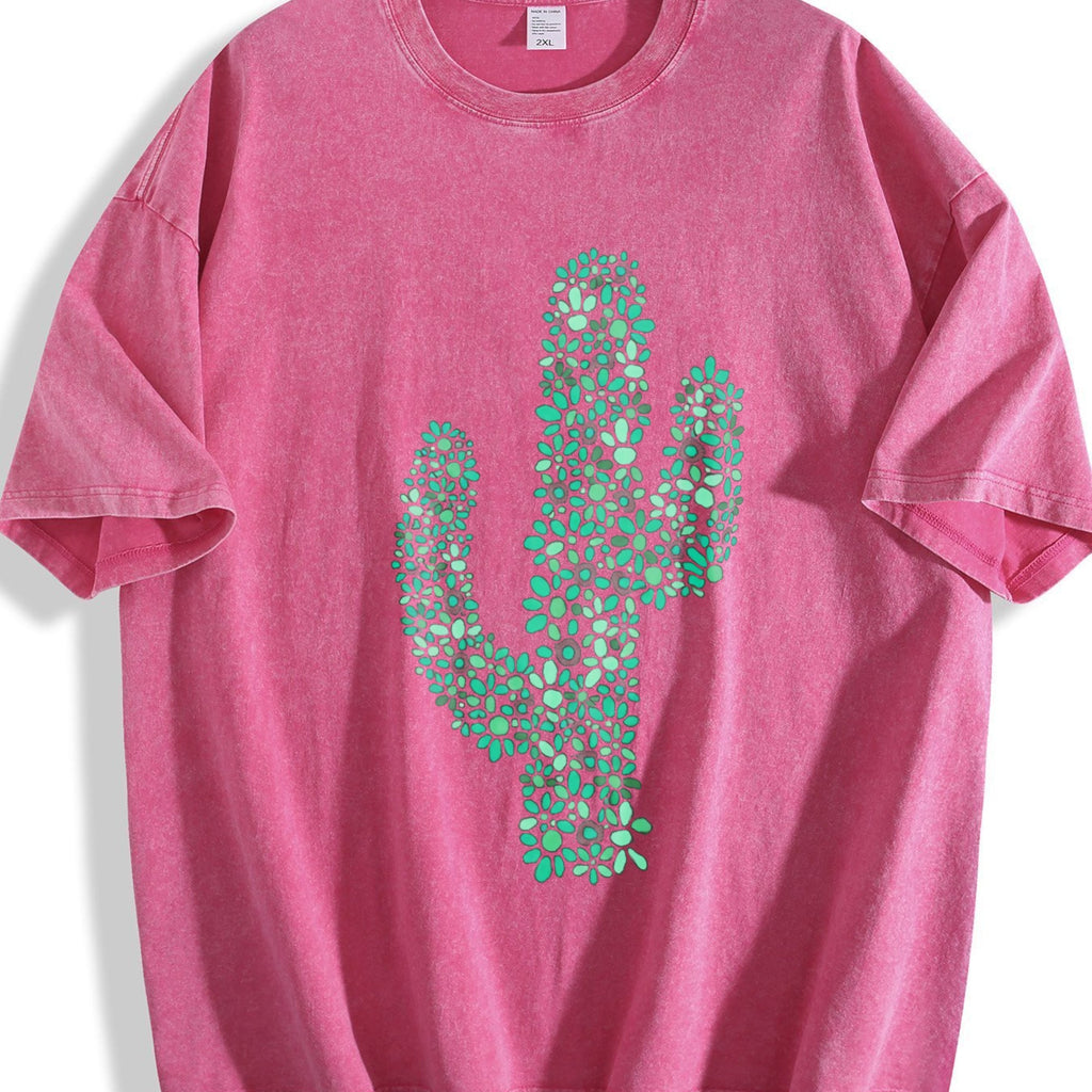 Turquoise Cactus Inspired Western Aesthetic Vintage Washed product image 5