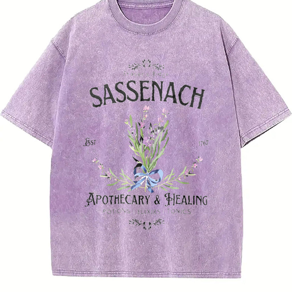 Summer Sassenach Floral One-piece Vintage Washed T-Shirt product image 6
