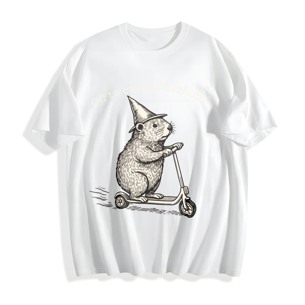 Off To Cause A Kerfuffle Funny Groundhog Scooter Silly product image 2