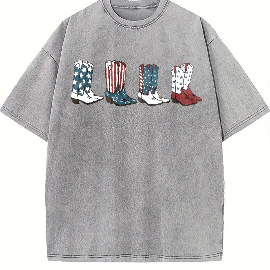 Fourth Of July Vintage Washed T-Shirt product image 4