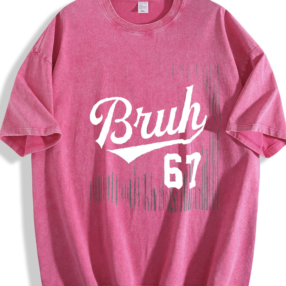 Bruh Six Seven Vintage Washed T-Shirt product image 7