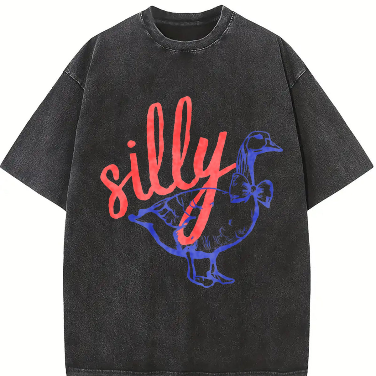 Silly Goose Script Vintage Washed T-Shirt product image 2