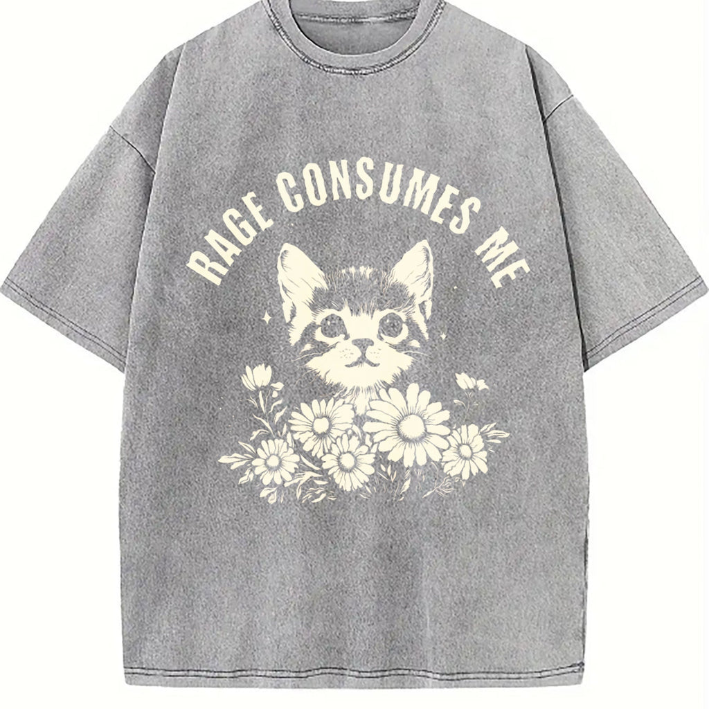 Rage Consumes Me Vintage Washed T-Shirt product image 4