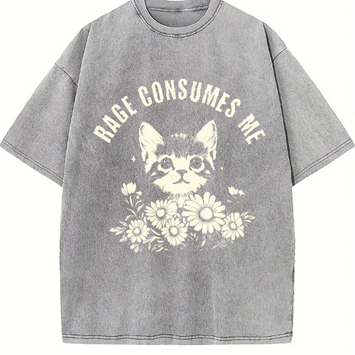 Rage Consumes Me Vintage Washed T-Shirt product image 4