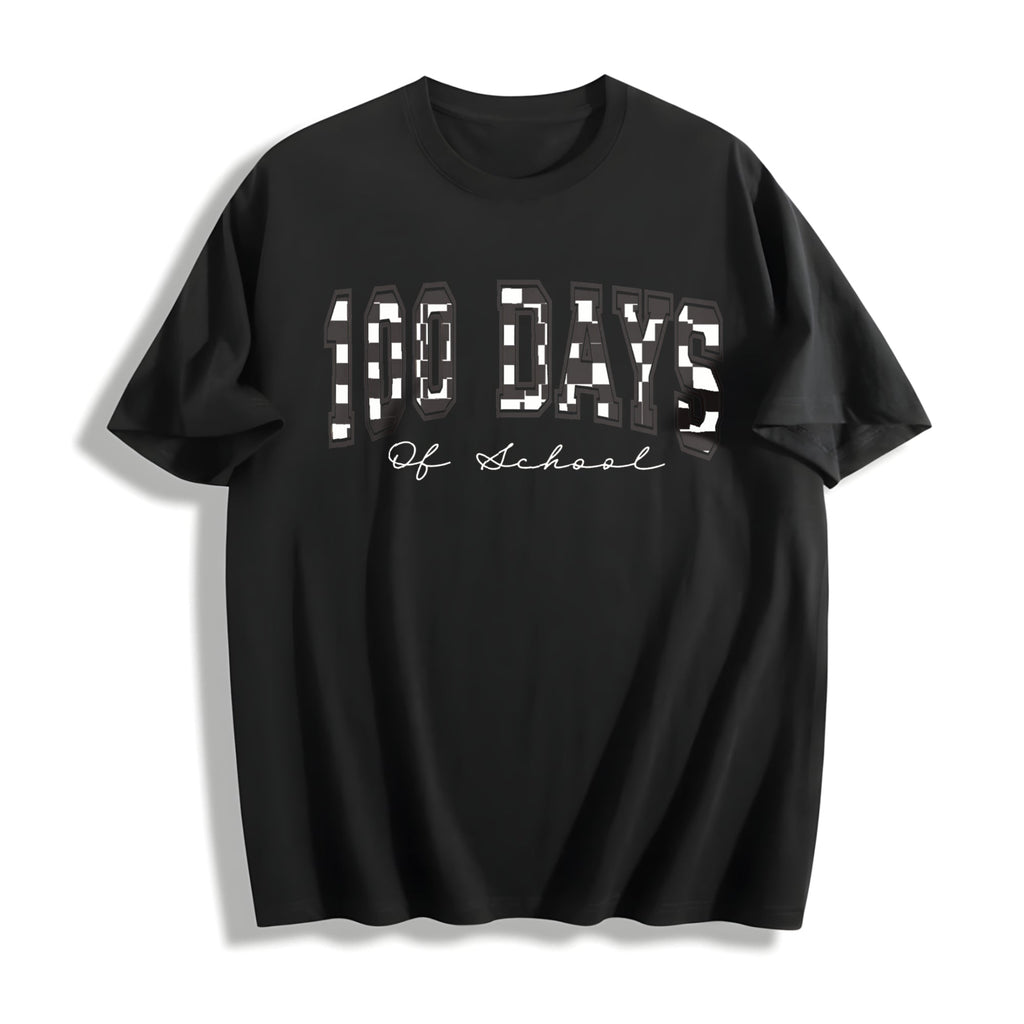 100 Days Of School Teacher Cotton T-Shirt product image 1