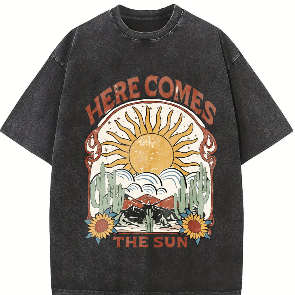 Alphabets Vintage Washed T-Shirt product image 2