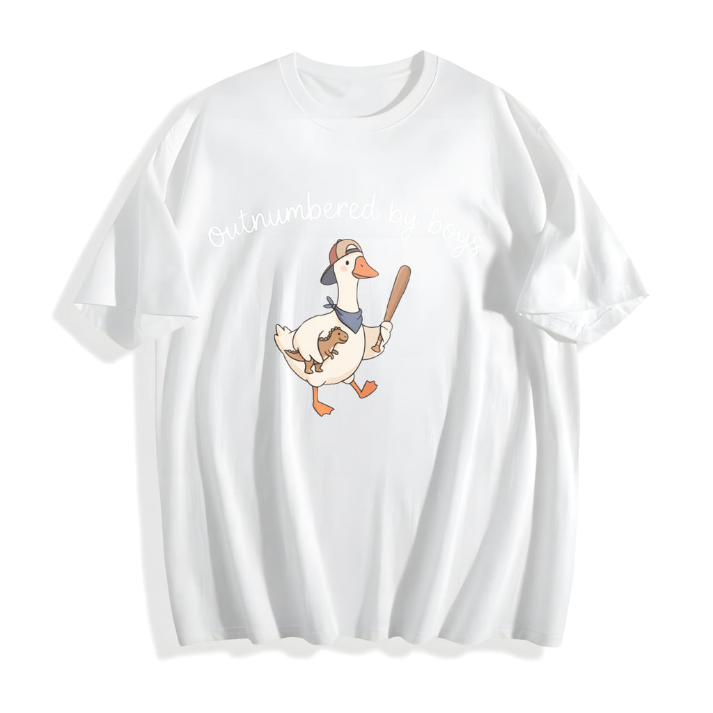 Outnumbered By Boys Cotton T-Shirt product image 2