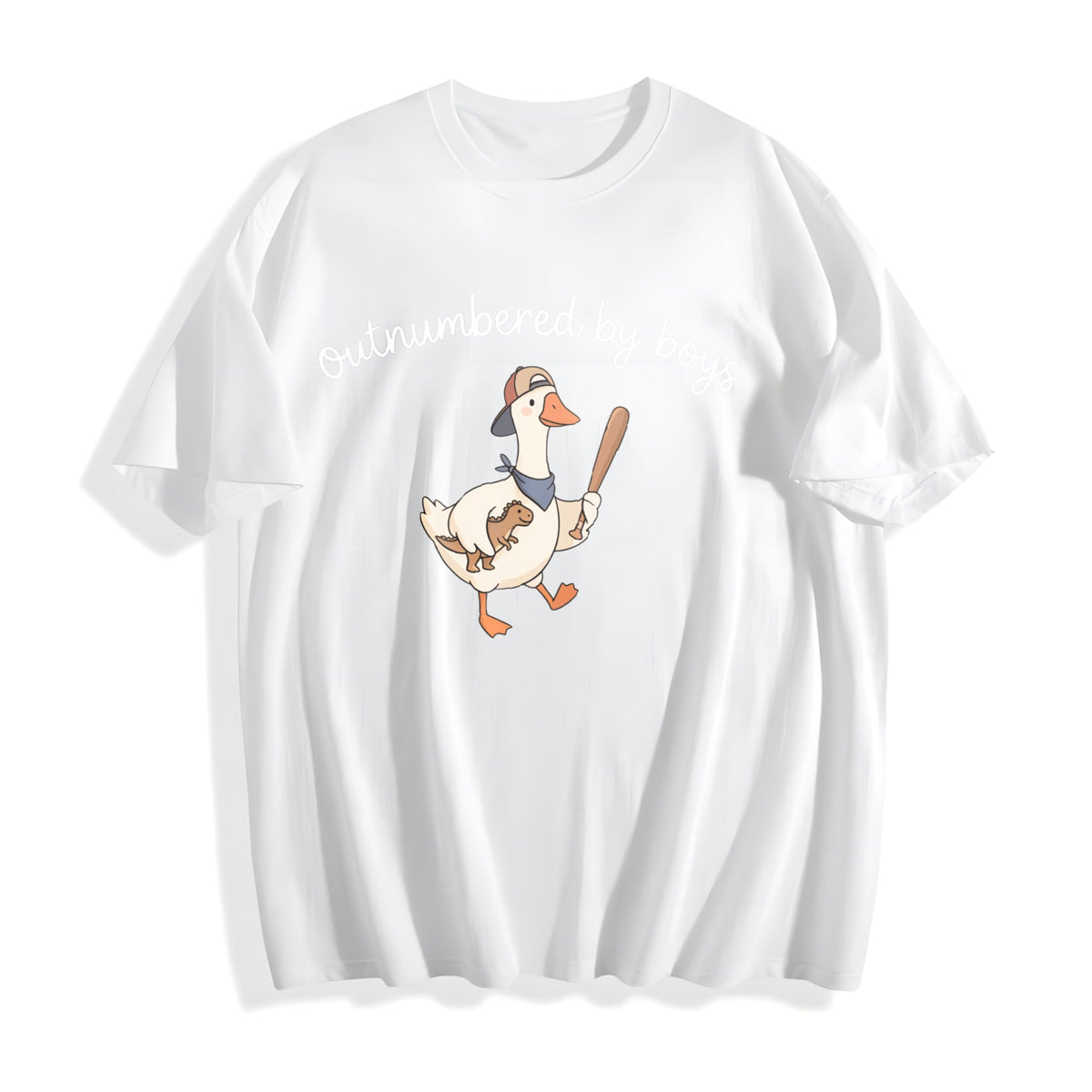 Outnumbered By Boys Cotton T-Shirt product image 2