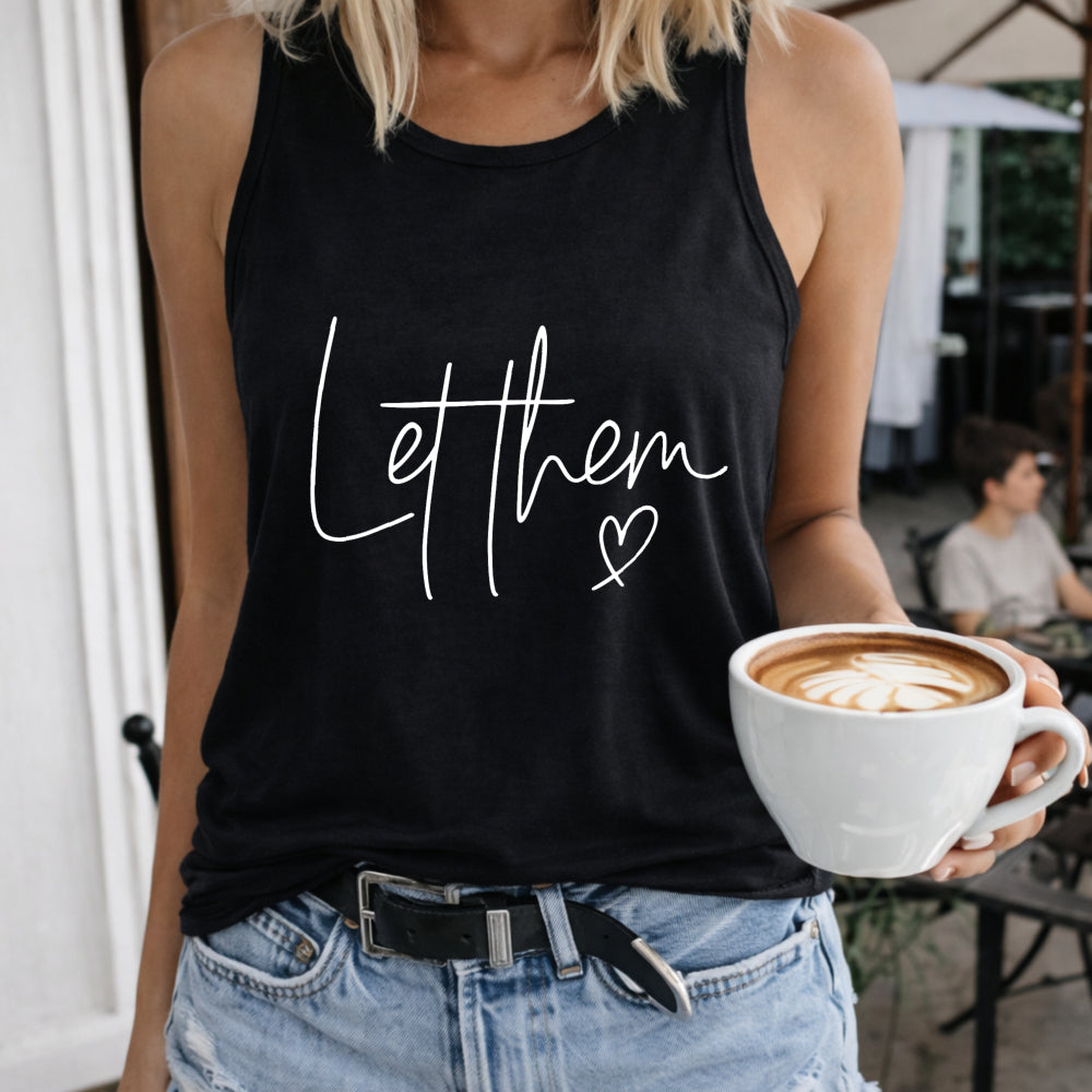 Reduce Letthen Letters Women's Tank Top